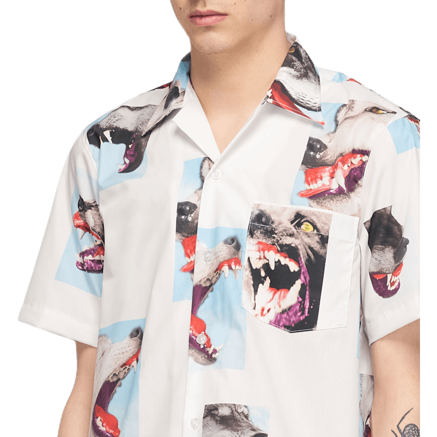 Camicia Alpha Troop S/s Bianco