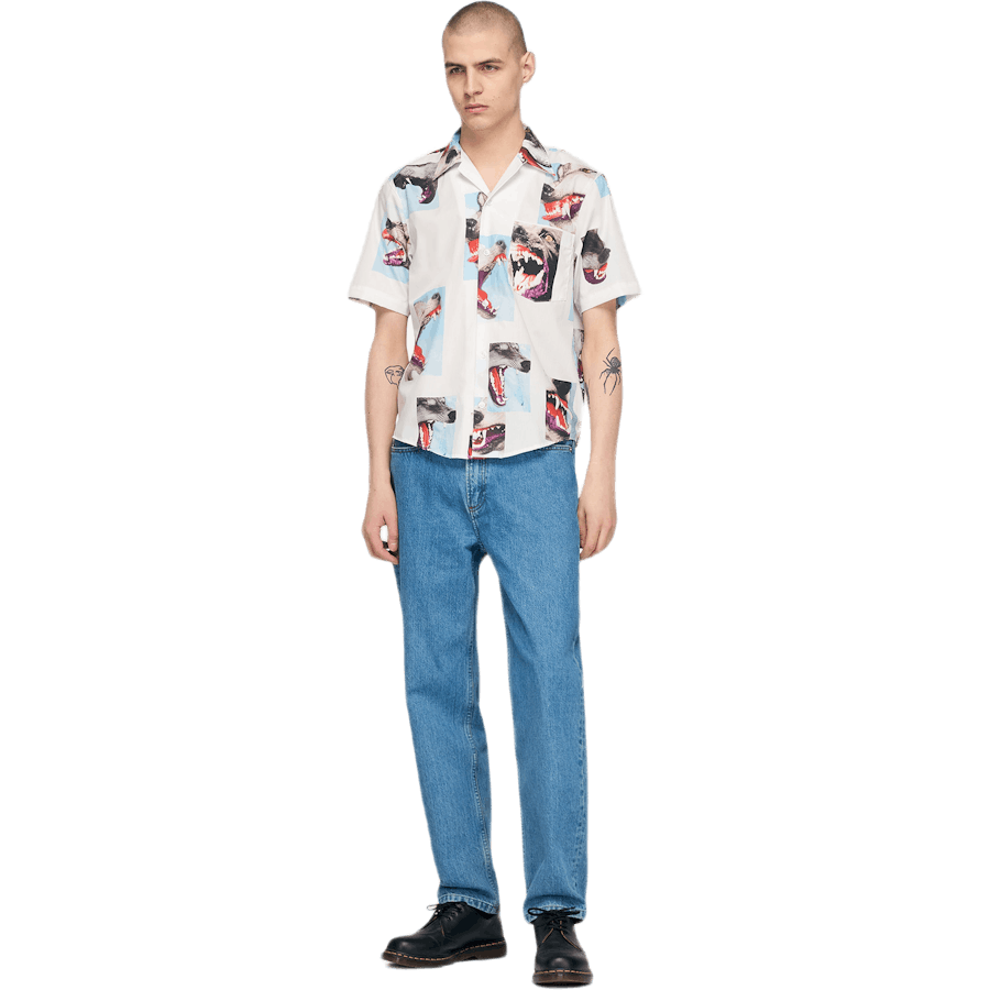 Camicia Alpha Troop S/s Bianco