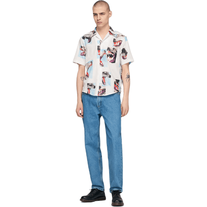 Camicia Alpha Troop S/s Bianco