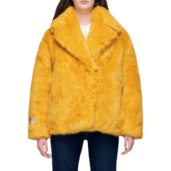 Boxy Oversized Drop Shoulder Gelb