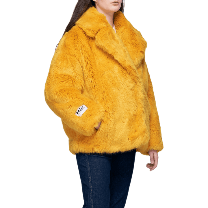 Boxy Oversized Drop Shoulder Gelb