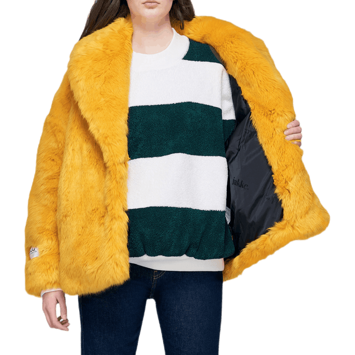 Boxy Oversized Drop Shoulder Gelb