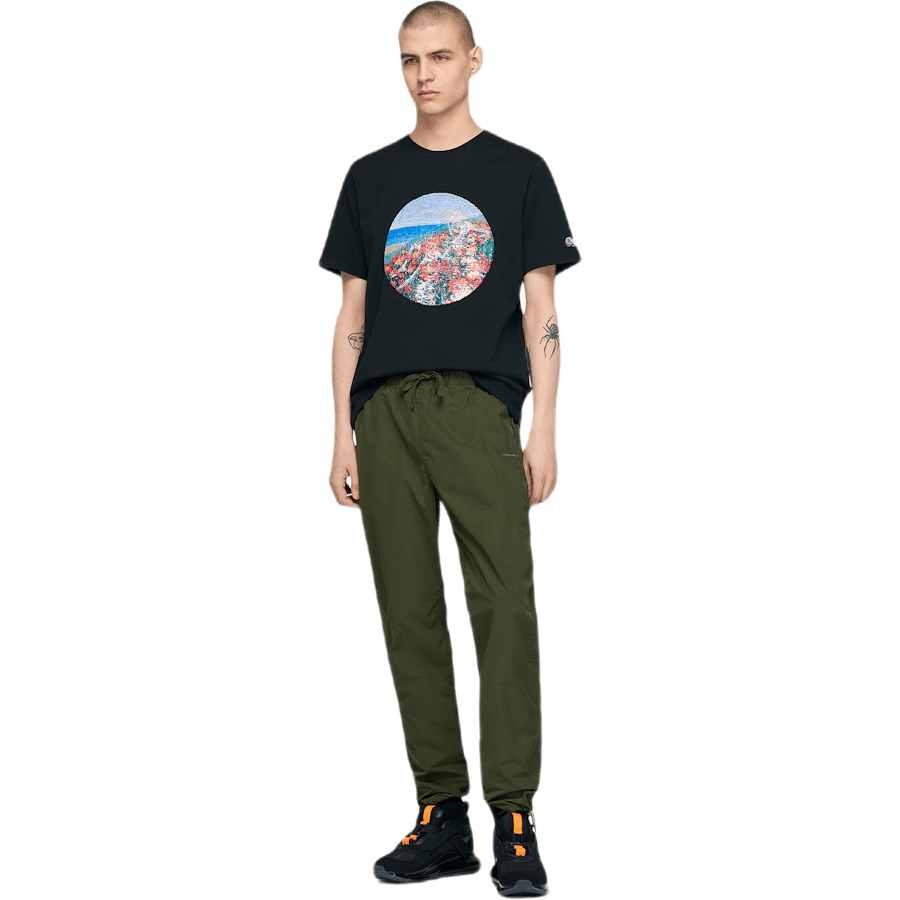 Tričko Mouse Sequin Tee Black