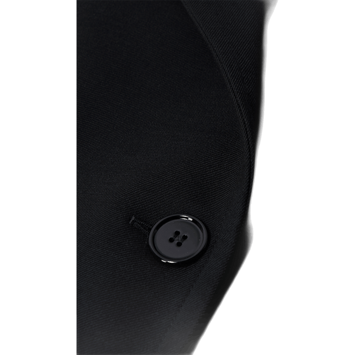 Manteau rond surdimensionné noir