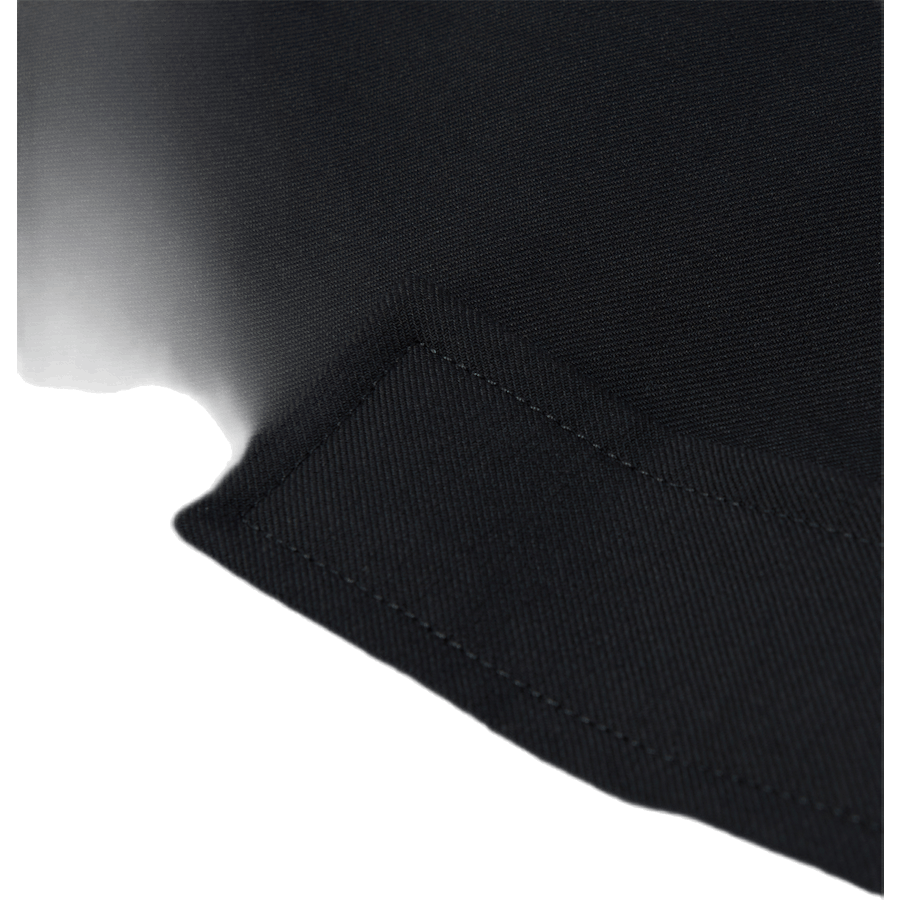 Manteau rond surdimensionné noir
