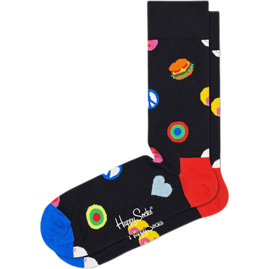 Symbol Dot Sock Multi