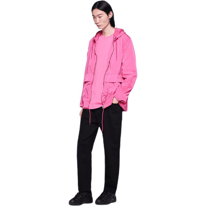 Parka semplice rosa