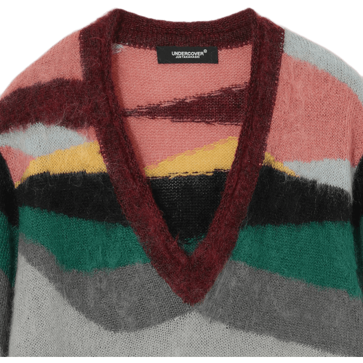 Random Color Mohair Knit Sweat Multi