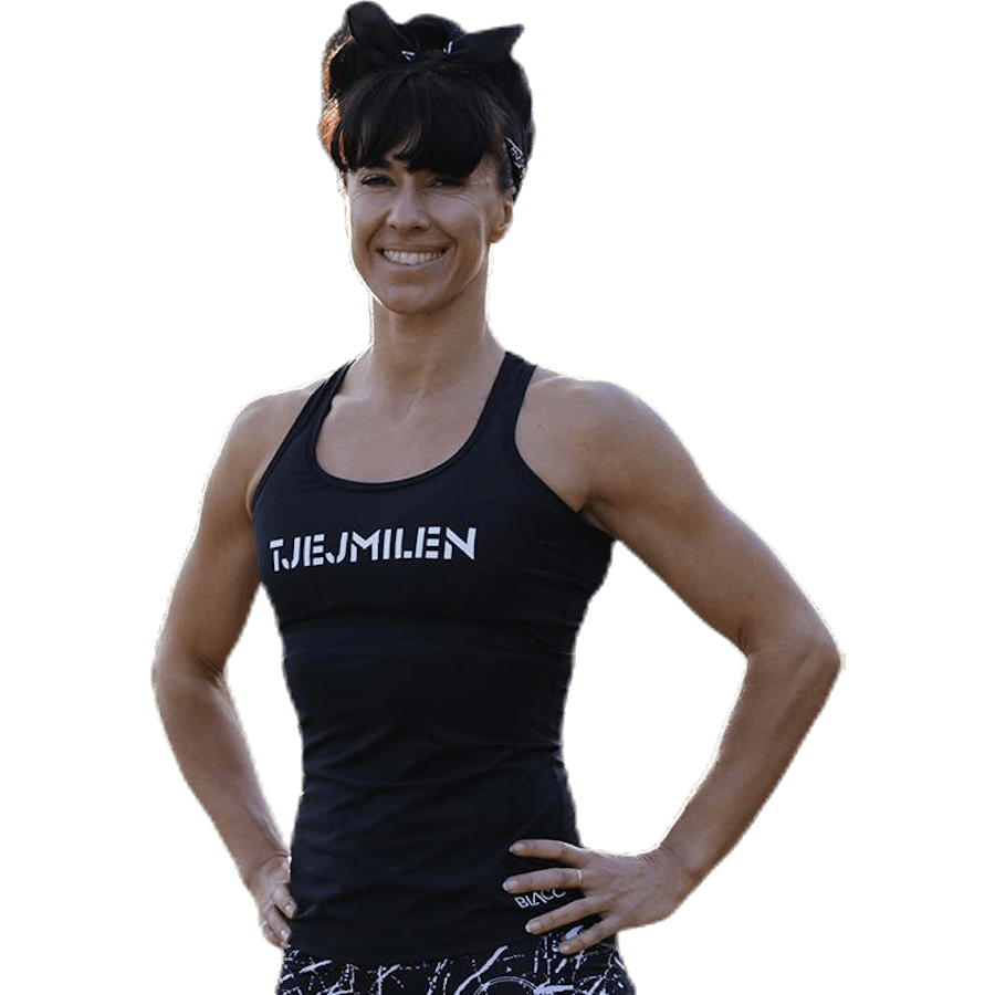 Funktions-Tank-Top Schwarz