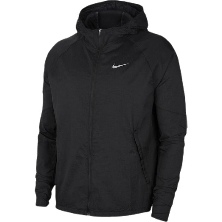 Essential Running Jacket Black/Silver