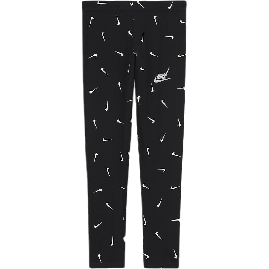 Swooshfetti Favorite Legging Junior White/Black