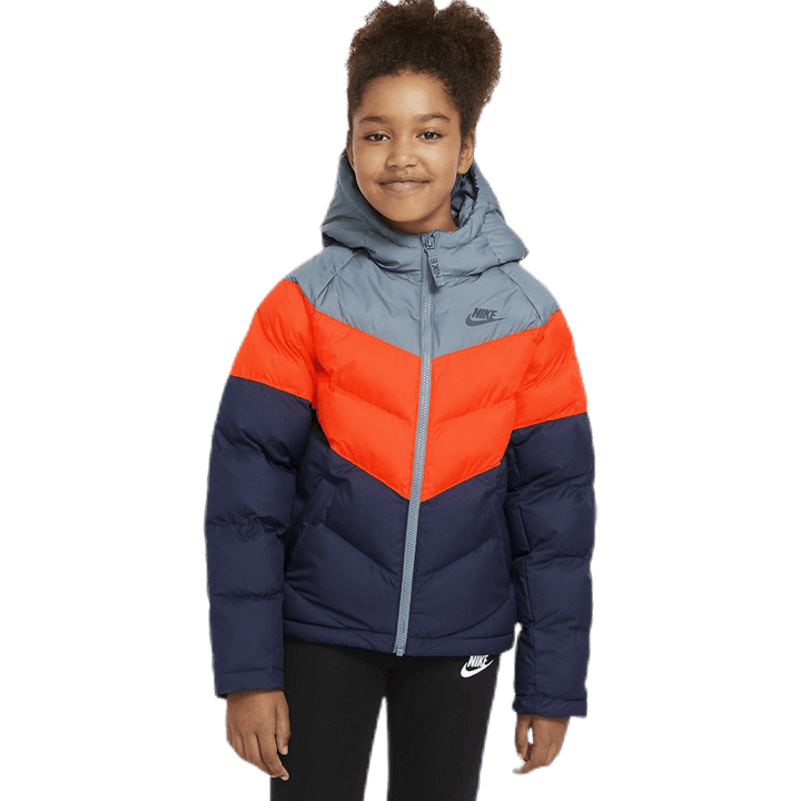 Junior NSW Stadium Jacket Orange/Blue
