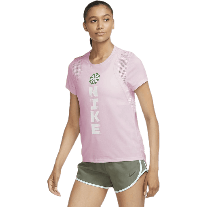 Icon Clash SS Top GX Pink/White
