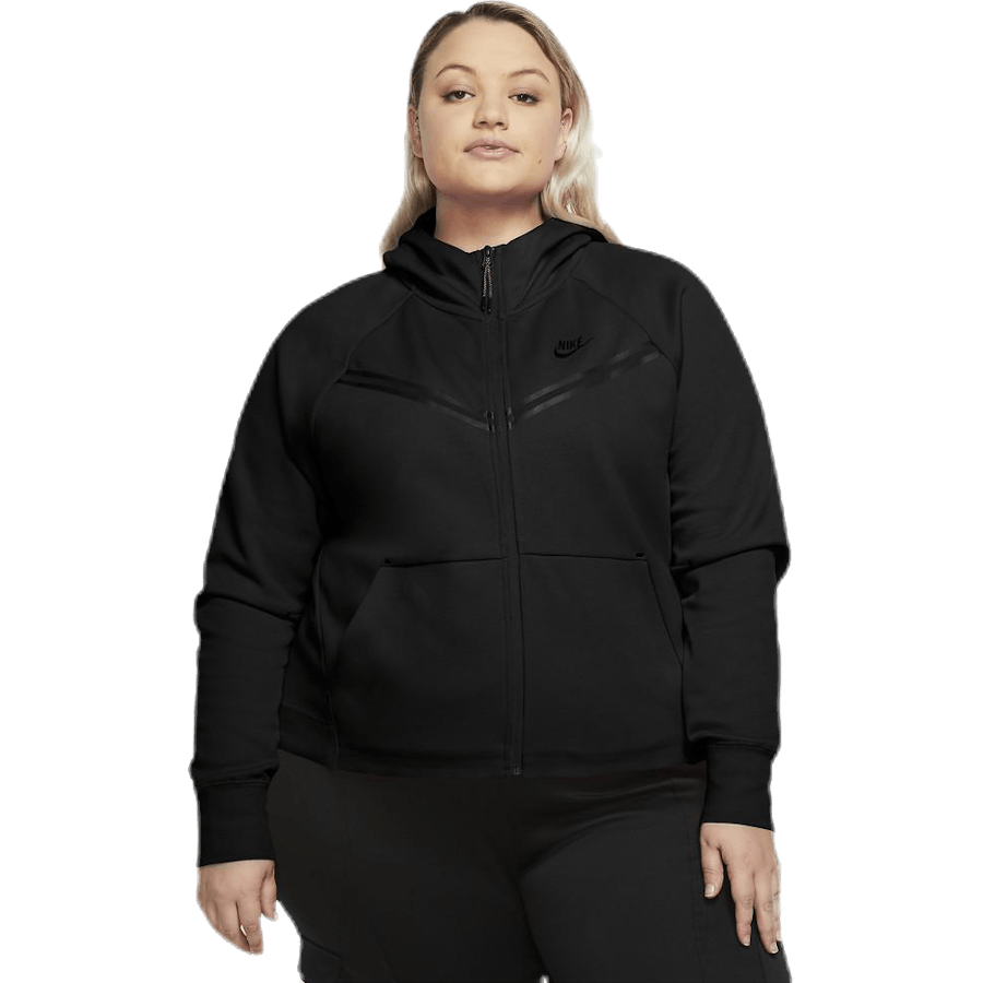 Nsw tch flc wr hoody fz plus Black
