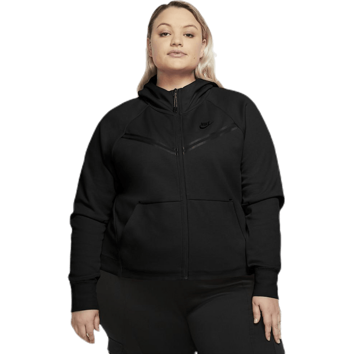 Nsw tch flc wr hoody fz plus Black