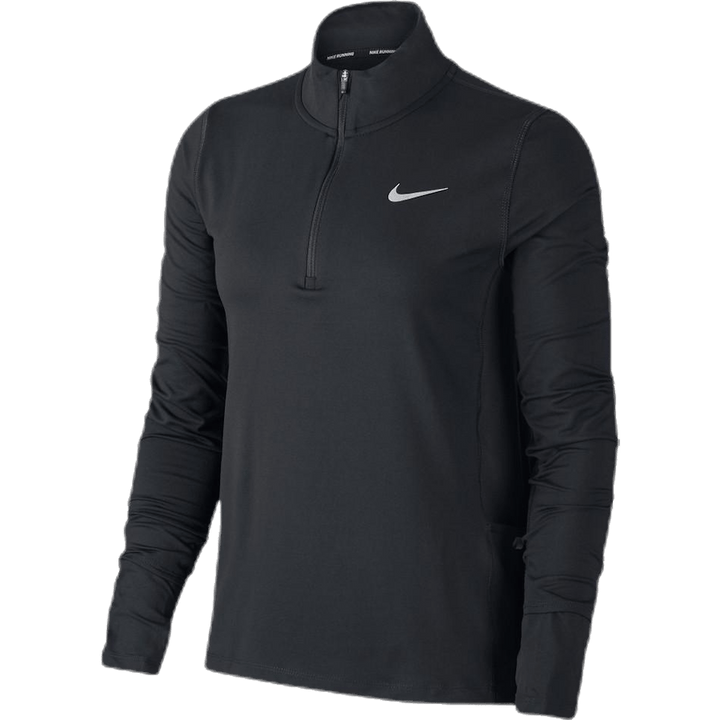 Element Women's 1/2-Zip Running Top BLACK/REFLECTIVE SILV