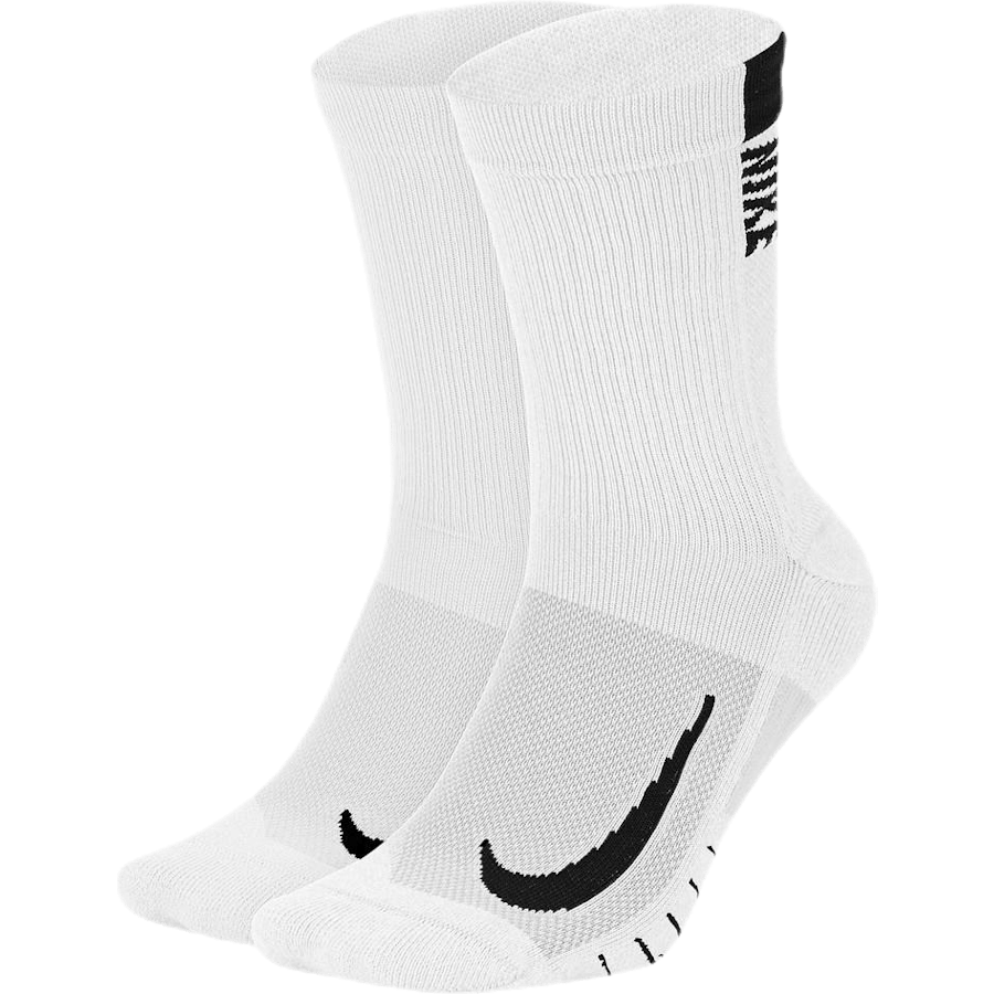Multiplier Crew Sock (2 Pairs) WHITE/BLACK