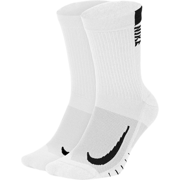 Multiplier Crew Sock (2 Pairs) WHITE/BLACK