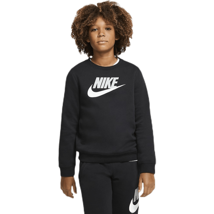 Sportswear Club Fleece Big Kids' (Boys') Crew BLACK