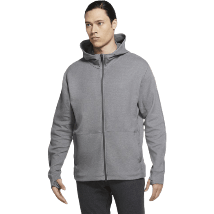 Yoga Full-Zip Hoodie Schwarz/Grau