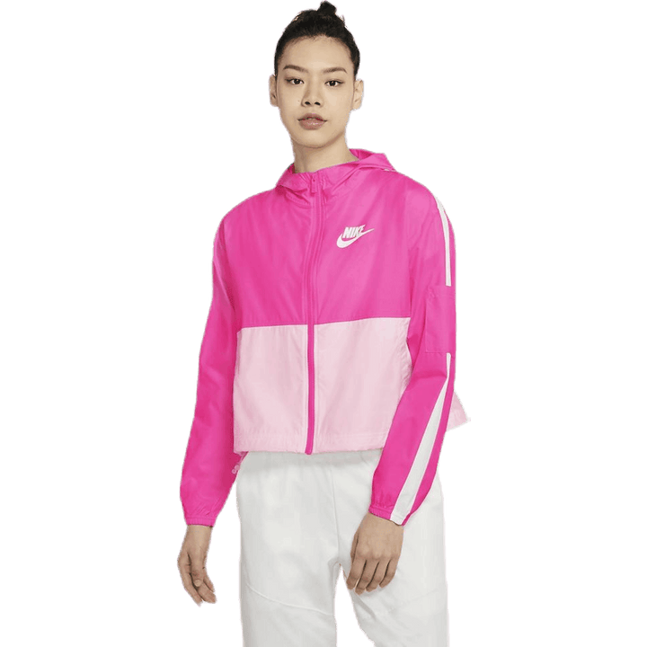 Nsw Jkt Wvn Pink/White