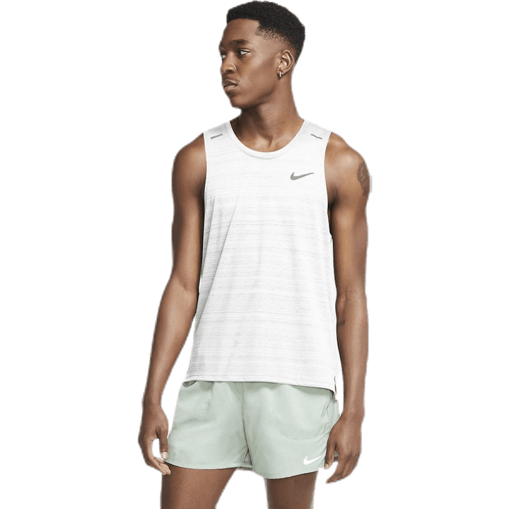 Dri-FIT Miler Tank Blanco/Plata
