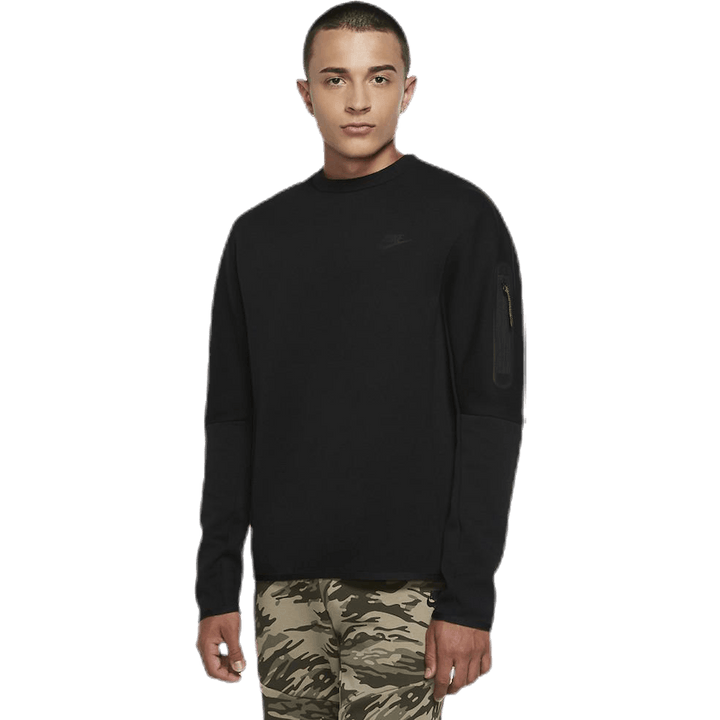 Sportswear Tech Fleece Men's Crew Sweatshirt BLACK/BLACK