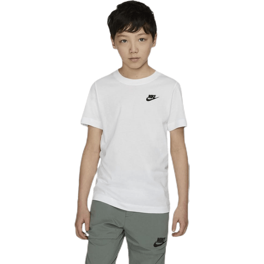 Sportswear Big Kids' T-Shirt WHITE/BLACK