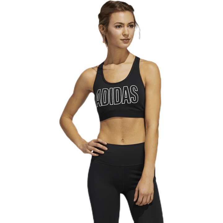 Dont Rest Alphaskin Sport Branded Bra Black / White