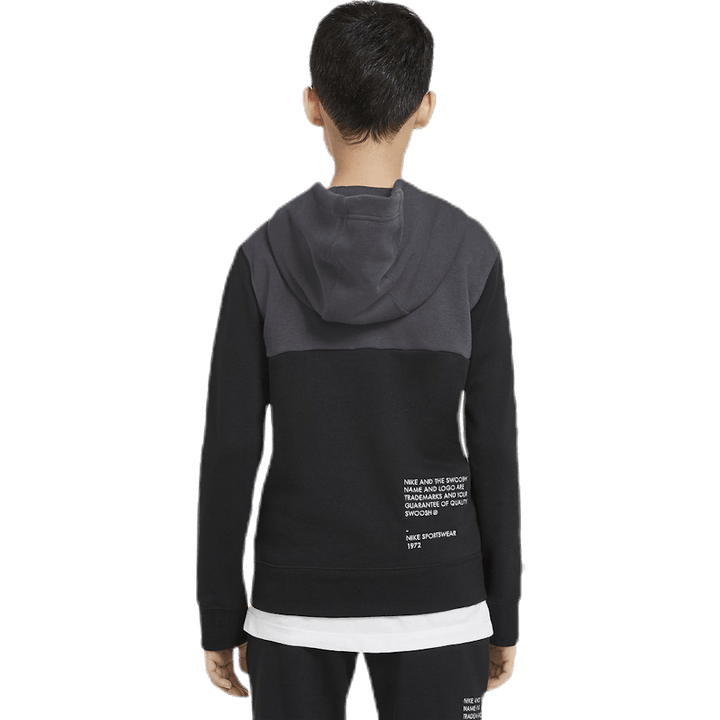 NSW Swoosh Zip Hoodie Junior Black/Grey