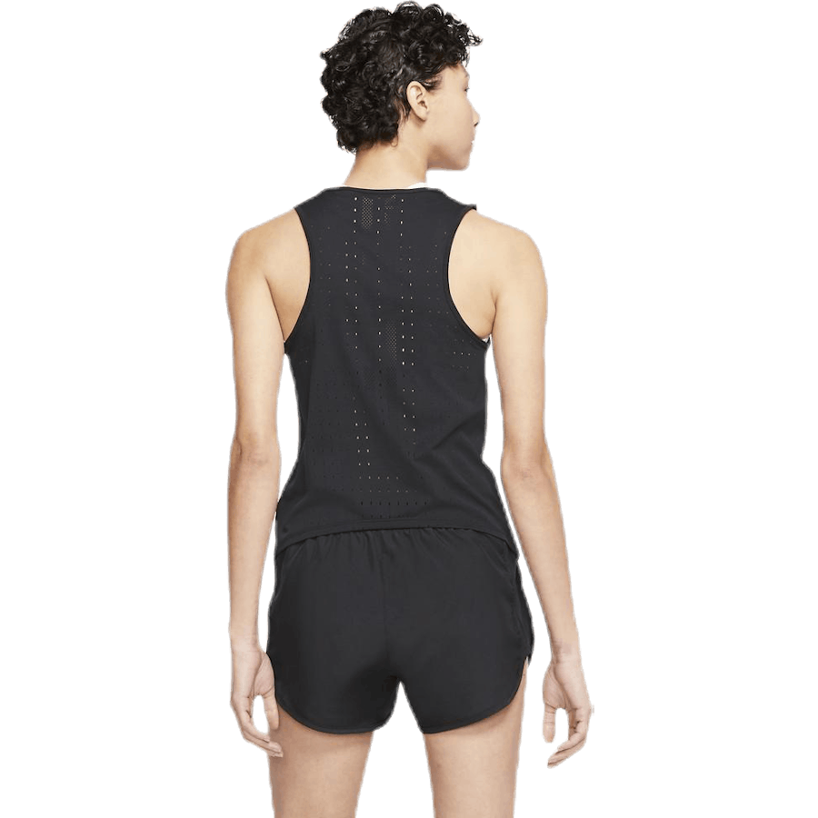 AeroSwift Running Singlet White/Black