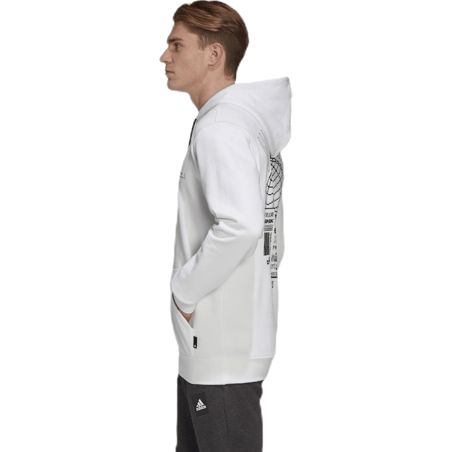 Pack Po Hood White/Black