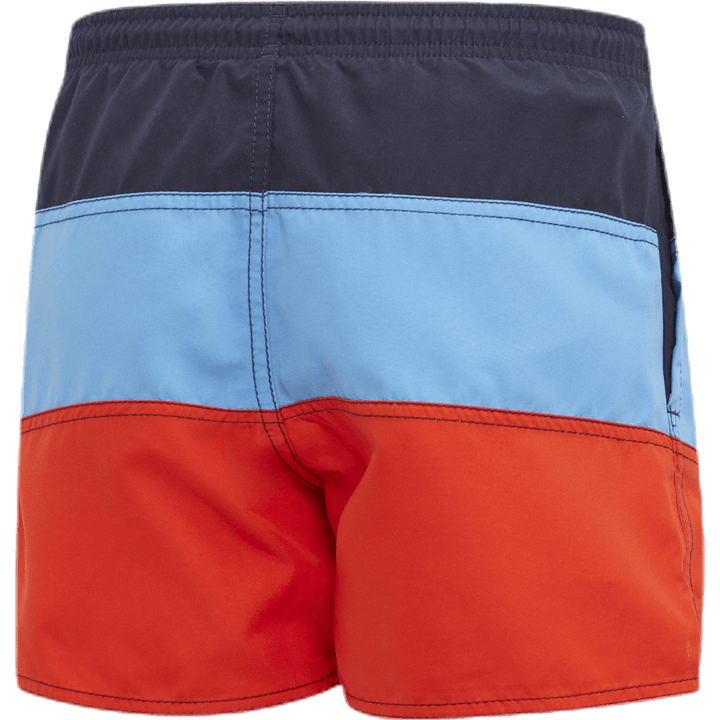Pantaloncini da bagno colorblock blu/rosso