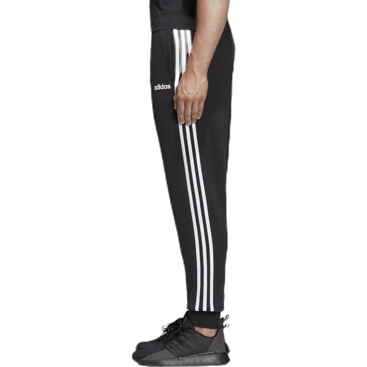 Essentials 3 Stripes Tapered Pant Ft Cuffed Black / White