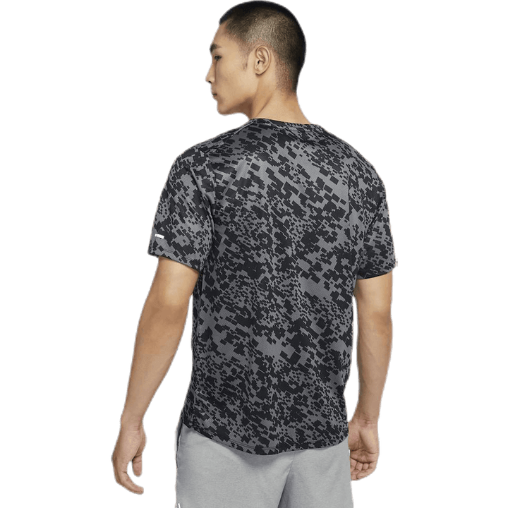 Dri-FIT Miler Wild Run Top SS pr Nero/Argento