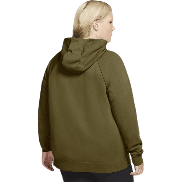 Felpa con cappuccio Essential Zip Plus Verde