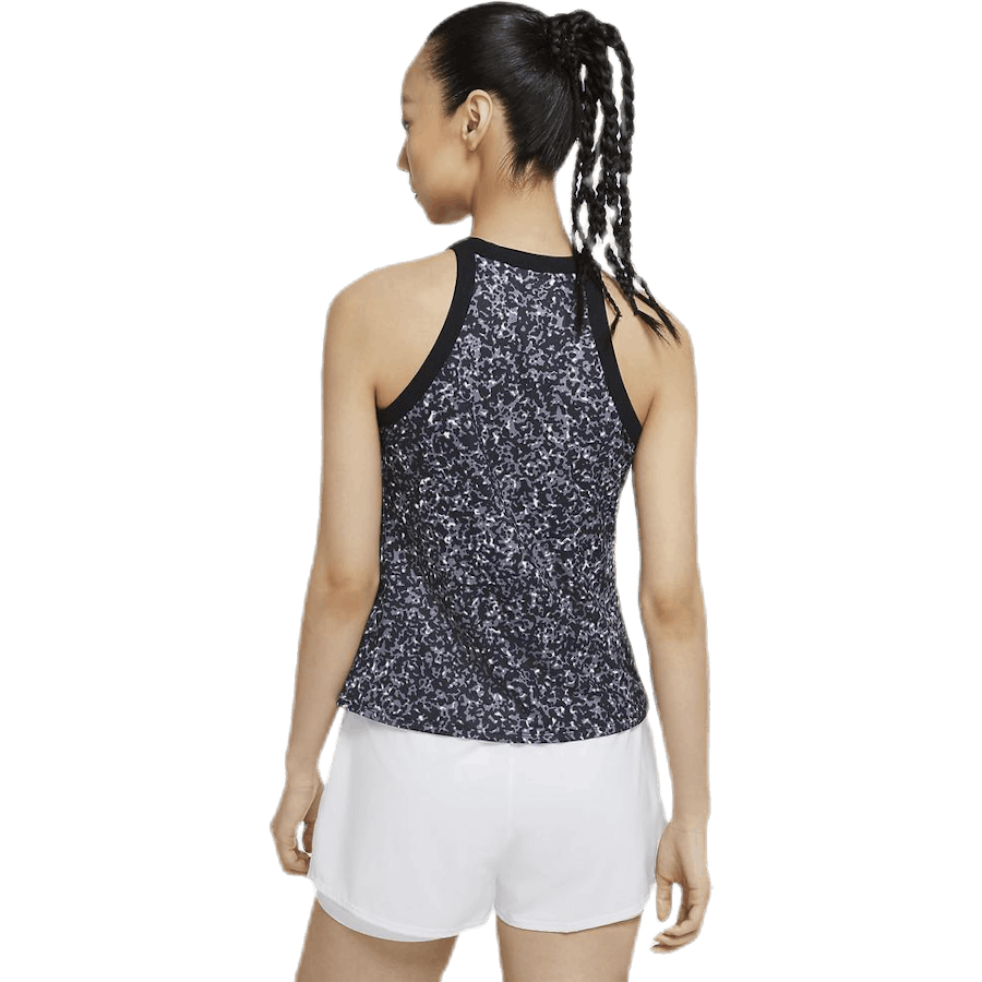 Court Dry Printed Tank White/Black