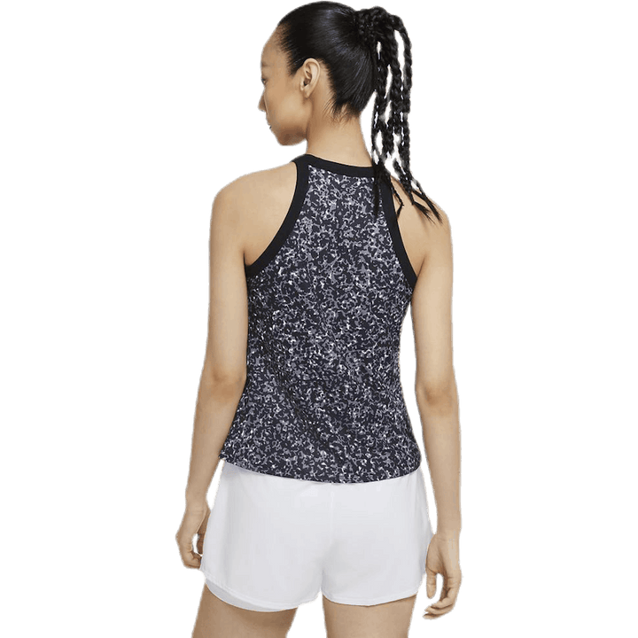 Court Dry Printed Tank White/Black