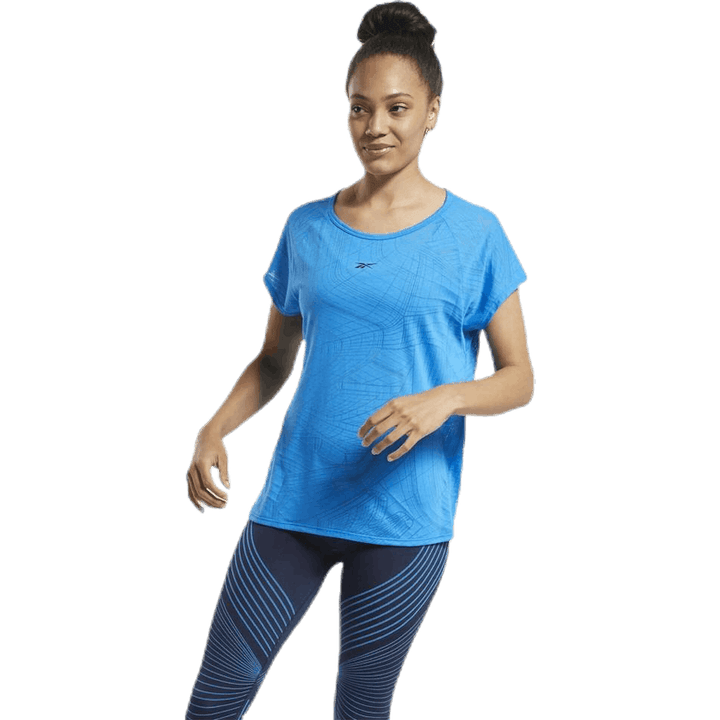 T-shirt bleu délavé