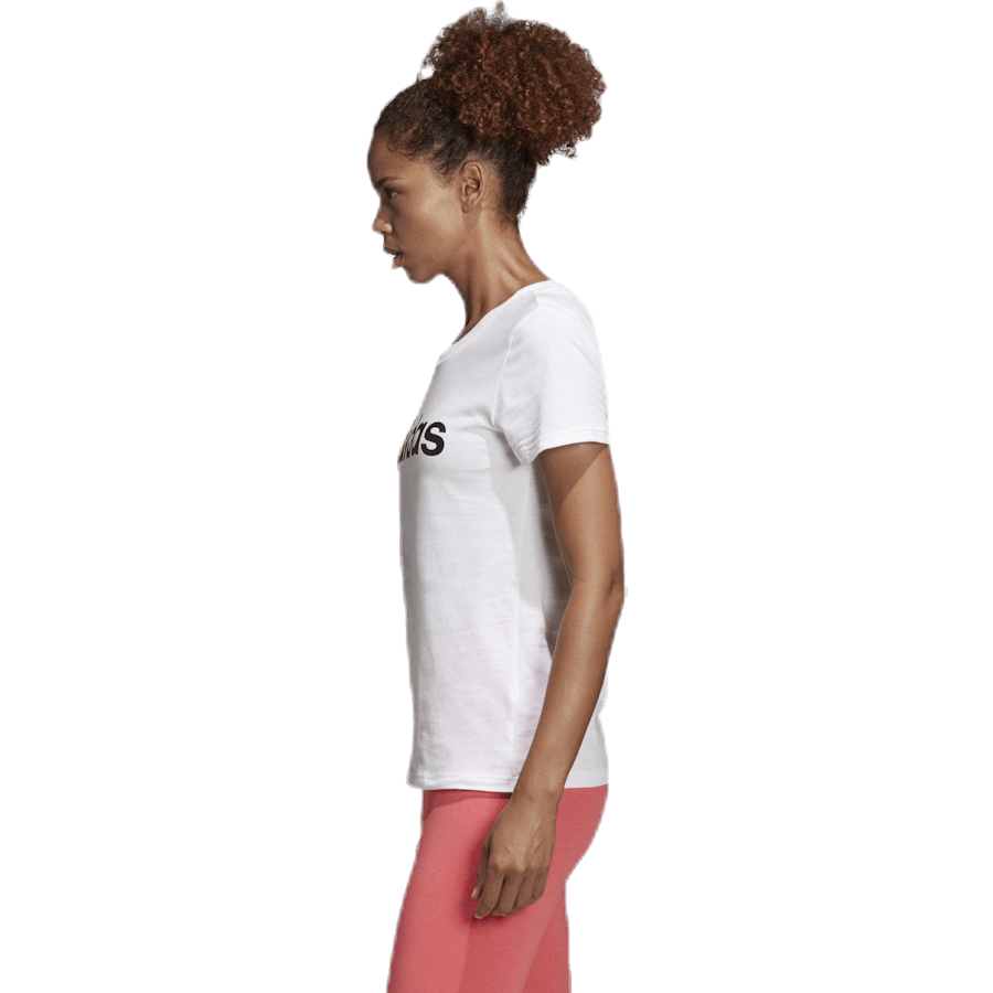 Essentials Linear Slim Tee White / Black