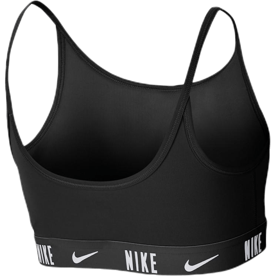 Trophy Big Kids' (Girls') Sports Bra BLACK/BLACK/WHITE