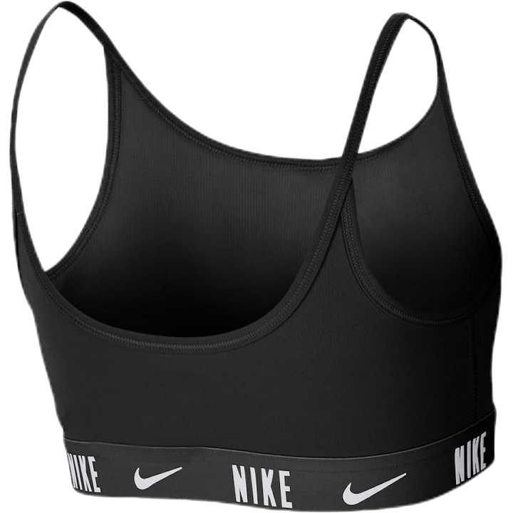 Trophy Big Kids' (Girls') Sports Bra BLACK/BLACK/WHITE