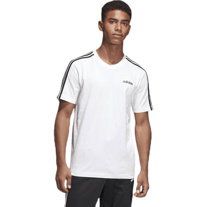 Maglietta Essentials 3 Stripes Bianco / Nero