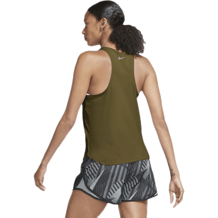 Swoosh Run Tank White/Green