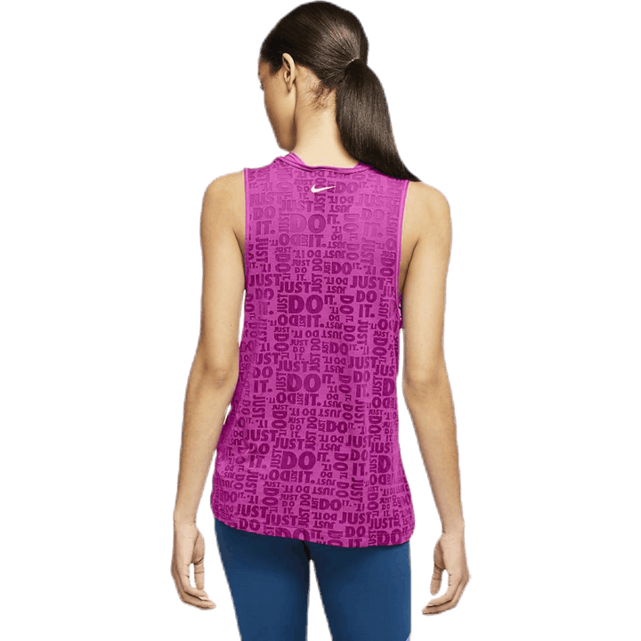 JDI Burnout Tank Pink/White