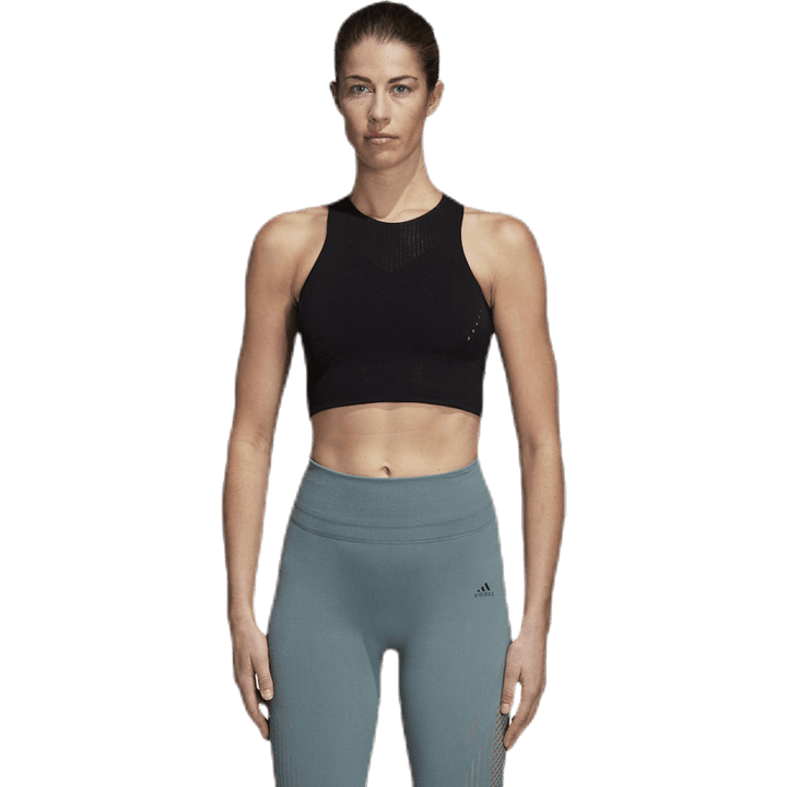 Crop en tricot noir