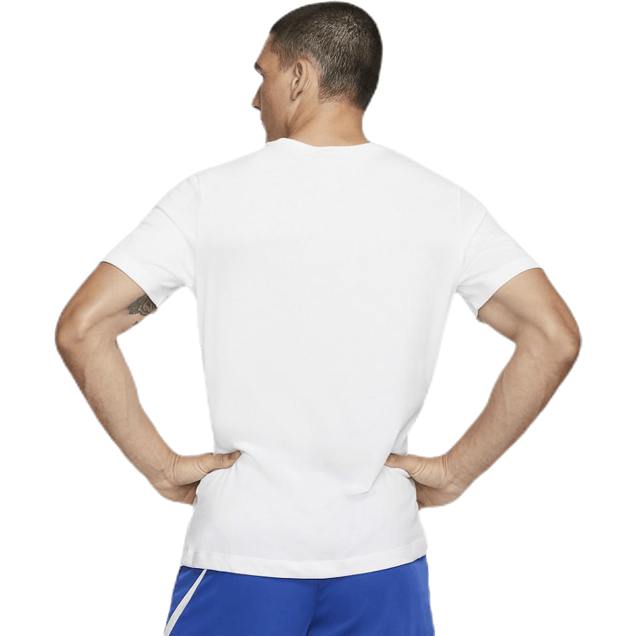 Pánské tréninkové tričko Dri-FIT WHITE/BLACK