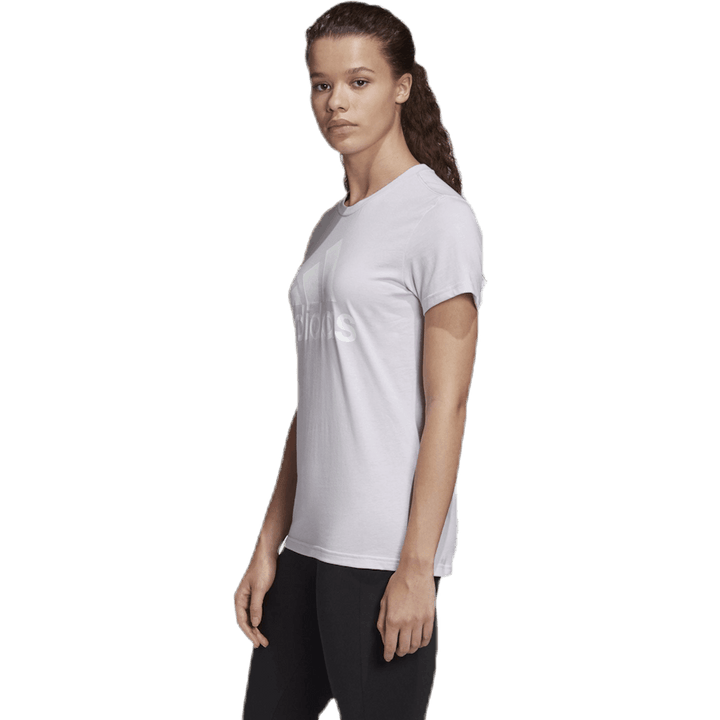 W Badge Of Sport Cotton Tee - Regular Fit Purple Tint