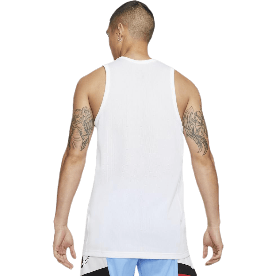 Dri-FIT Basketball-Oberteil Weiß/Schwarz