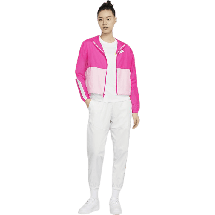 Nsw Jkt Wvn Pink/White